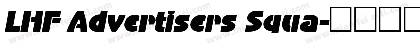 LHF Advertisers Squa字体转换